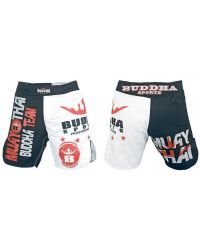 Short MMA budha negro y blanco