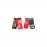 Short Mma Budha Negro y Rojo