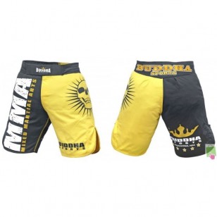 Short MMA budha negro y amarillo