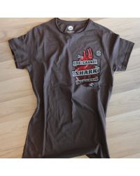 Camiseta Shark corazón gris