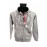 Sudadera Last Round cremallera gris.