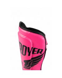 ESPINILLERA THAI "DESTROYER 2.0" ROJO FLÚOR / NEGRO