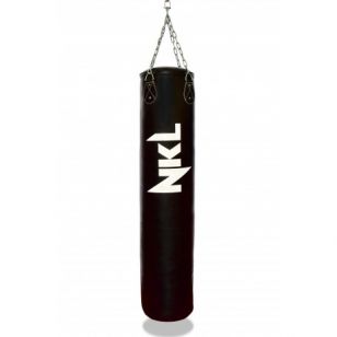SACO BOXEO NKL CLASSIC 2, POLI PIEL NEGRO