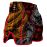 SHORT MUAY THAI KICKBOXING BUDDHA RETRO X AZUL 2.0