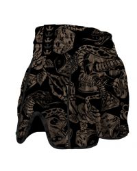 SHORT MUAY THAI KICKBOXING BUDDHA RETRO X AZUL 2.0