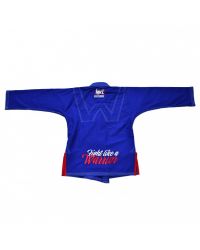 KIMONO GI BJJ NKL WARRIOR AZUL