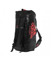 BOLSA ADIDAS "CONV.2 EN 1 BOXEO" P.U. NEGRO/ROJO SOLAR