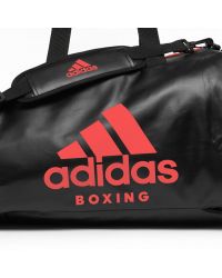 BOLSA ADIDAS "CONV.2 EN 1 BOXEO" P.U. NEGRO/ROJO SOLAR