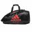BOLSA ADIDAS "CONV.2 EN 1 BOXEO" P.U. NEGRO/ROJO SOLAR