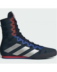 BOTA ADIDAS BOX HOG 4 AZUL/ROJO
