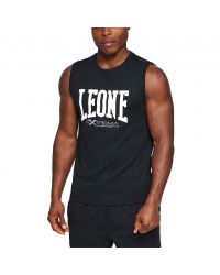 Camiseta sin mangas “Logo” Leone Color Negro
