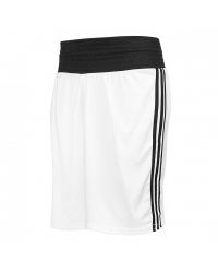 Short de boxeo adidas blanco/negro - adibts02 "AIBA"