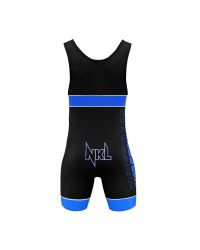 Malla de Lucha NKL Masculina (carbono) Azul