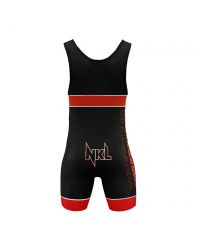 Malla de Lucha NKL Femenina (carbono) Rojo